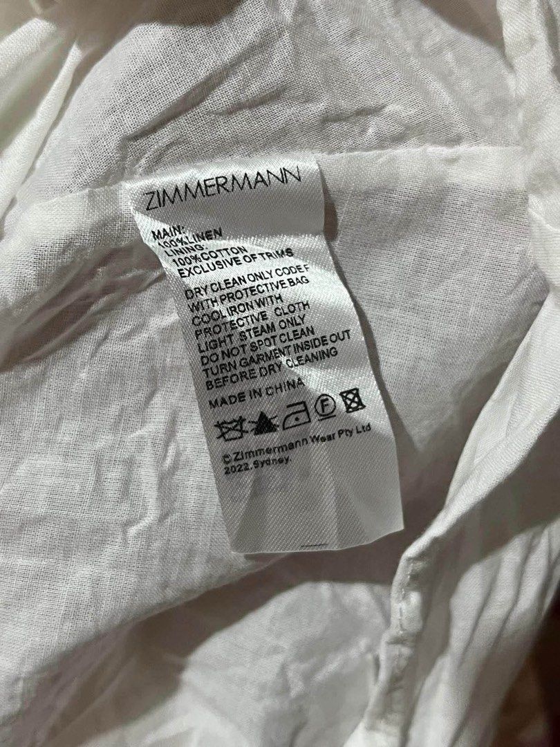 Zim-mer-man (Category: Dresses) located in Manila. Submitted by highendcollection.wind (Listing ID 1464143117, Image 3). Description: Zimer-man linen size 0.