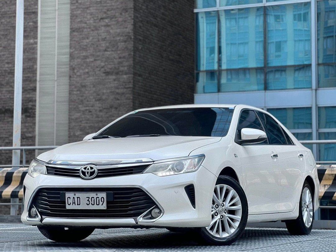 2017 Toyota Camry V 🙋🏻‍♂️𝐂𝐀𝐑𝐋 𝐁.📲 0938 458 8779 Auto (Category: Used Cars) located in Makati City. Submitted by carlbonnevie17 (Listing ID 1464533268, Image 1). Description: For Price Drop‼️ 658,000 to 648,000 2017 Toyota Camry 2.5 V Automatic Gas Php 648,000 only! Cash, financing & trade-in Cash-out: 120k All In! 4yrs - 19,753 3yrs - 23,821 2yrs - 32,970 *Subject for approval* 📍 GROUND FLOOR — VALERO CAR PARK 2, MAKATI CITY 📌 Waze/Goog