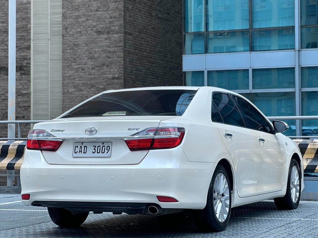 2017 Toyota Camry V 🙋🏻‍♂️𝐂𝐀𝐑𝐋 𝐁.📲 0938 458 8779 Auto (Category: Used Cars) located in Makati City. Submitted by carlbonnevie17 (Listing ID 1464533268, Image 2). Description: For Price Drop‼️ 658,000 to 648,000 2017 Toyota Camry 2.5 V Automatic Gas Php 648,000 only! Cash, financing & trade-in Cash-out: 120k All In! 4yrs - 19,753 3yrs - 23,821 2yrs - 32,970 *Subject for approval* 📍 GROUND FLOOR — VALERO CAR PARK 2, MAKATI CITY 📌 Waze/Goog