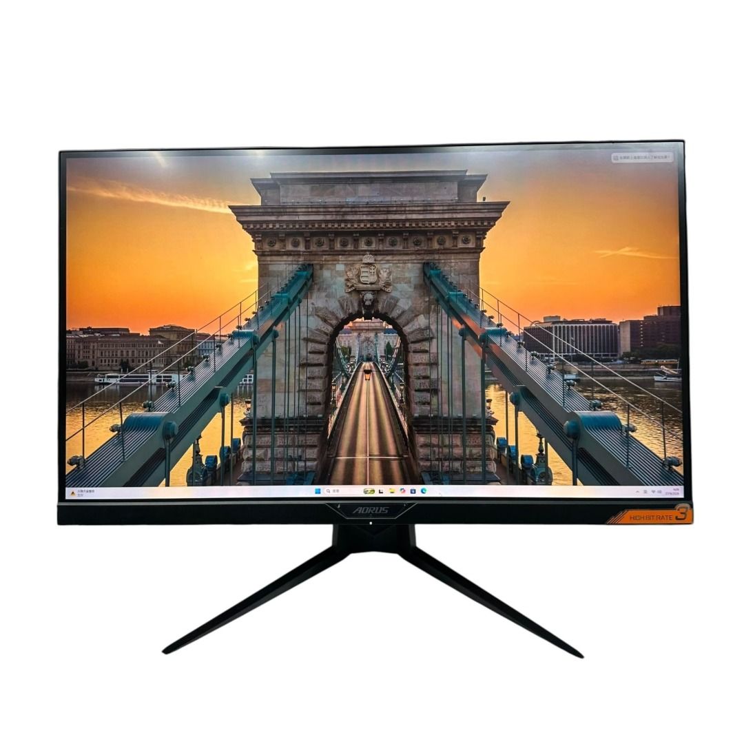 27" GIGABYTE AORUS FI27Q-P 電競｜✨3個月保養 👀 2K2K 165Hz 【 無邊框｜✔可掛牆 打直 升降 內置USB】⚠全實物圖 ＃27 FI27 QHD LED mon 🪽 27 28 # 顯示器 顯示屏 電腦mon 電腦屏幕 電腦螢幕 曲面 Gaming mon 2K mon 4k mon 液晶 显示器 LCD OLED LED MON 二手顯示器 二手MON 電競顯示器 翼電腦 wingscomputer （分類：電子屏幕）位於 Hong Kong。 由 wingscomputer001 提交（商品編號 1155905030，圖片 2）。簡介： 🖥️技術規格 型號 GIGABYTE AORUS FI27Q-P 尺寸 27" 比例 16:9 ■ 解析度 ■ 刷新率 2560 x 1440｜165Hz 尺寸 614.9 x 371.1 x 236.9 mm 重量 8.0 kg 🔘輸入介面 21 x HDMI 1 x DisplayPort 2 x U