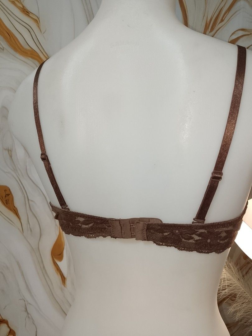 36b NO BOUNDARIES brown lace bra padded with underwire (Category: Undergarments & Loungewear) located in Manila. Submitted by truecrystal-1407 (Listing ID 1464536574, Image 3). Description: .