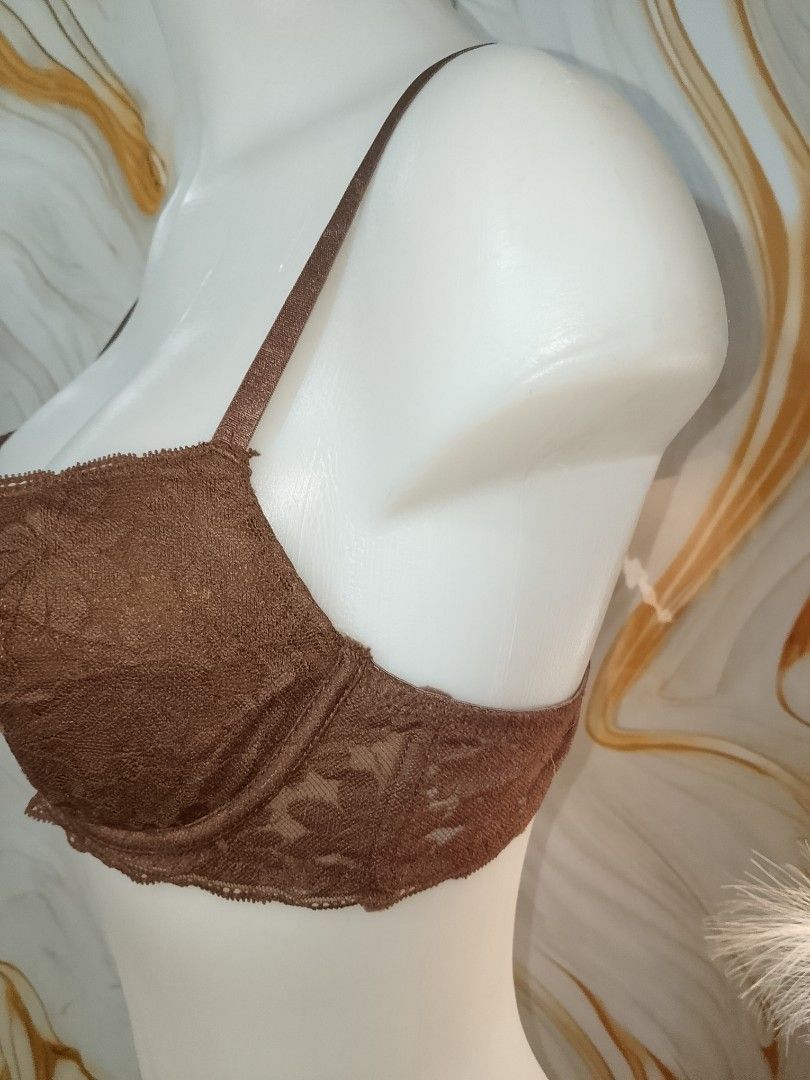 36b NO BOUNDARIES brown lace bra padded with underwire (Category: Undergarments & Loungewear) located in Manila. Submitted by truecrystal-1407 (Listing ID 1464536574, Image 2). Description: .