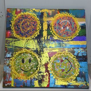 Size 80x80, 76x76 cm etc approx 收藏品 1