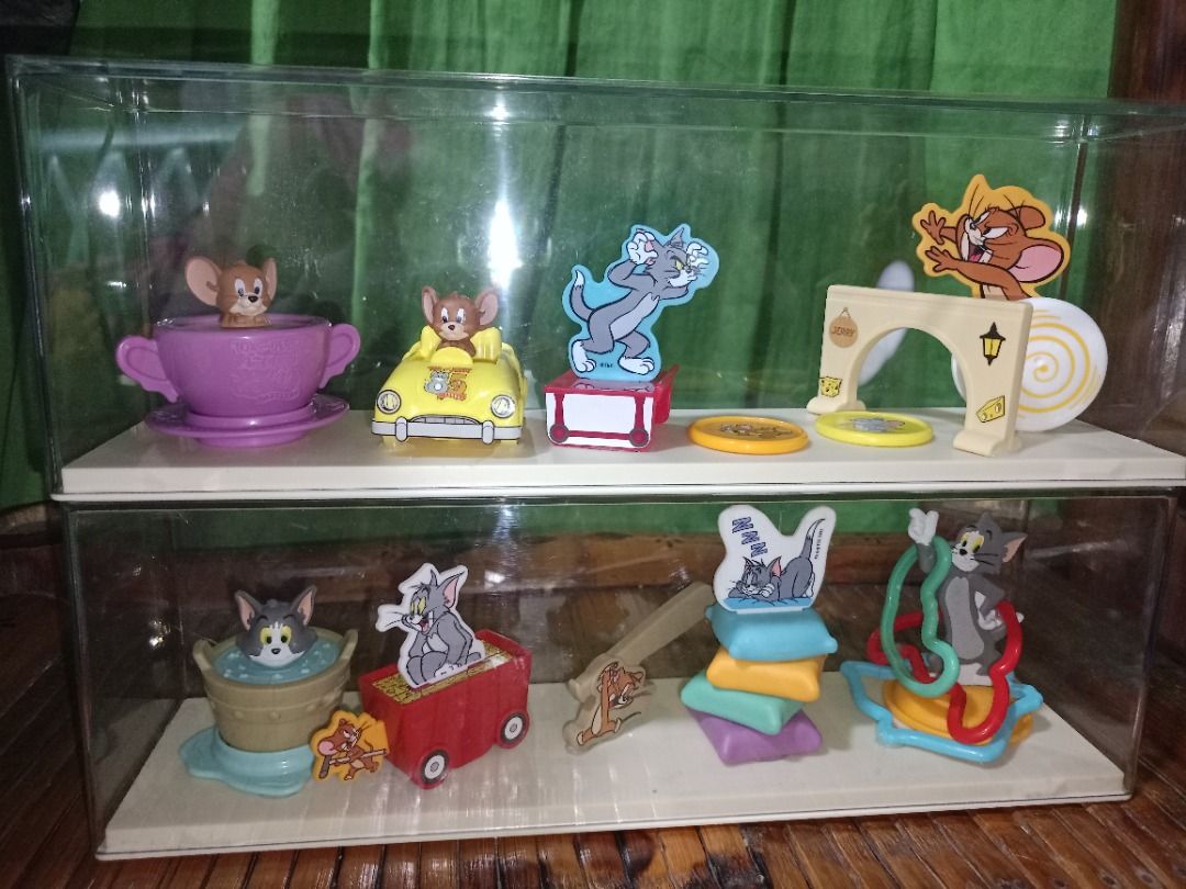 Tom and Jerry Happy Meal 85th Anniversary (Category: Kids Toys) located in Quezon City. Submitted by ninapinya_95 (Listing ID 1464377155, Image 1). Description: 85th Anniversary Tom and Jerry Happy Meal - Acrylic case included .