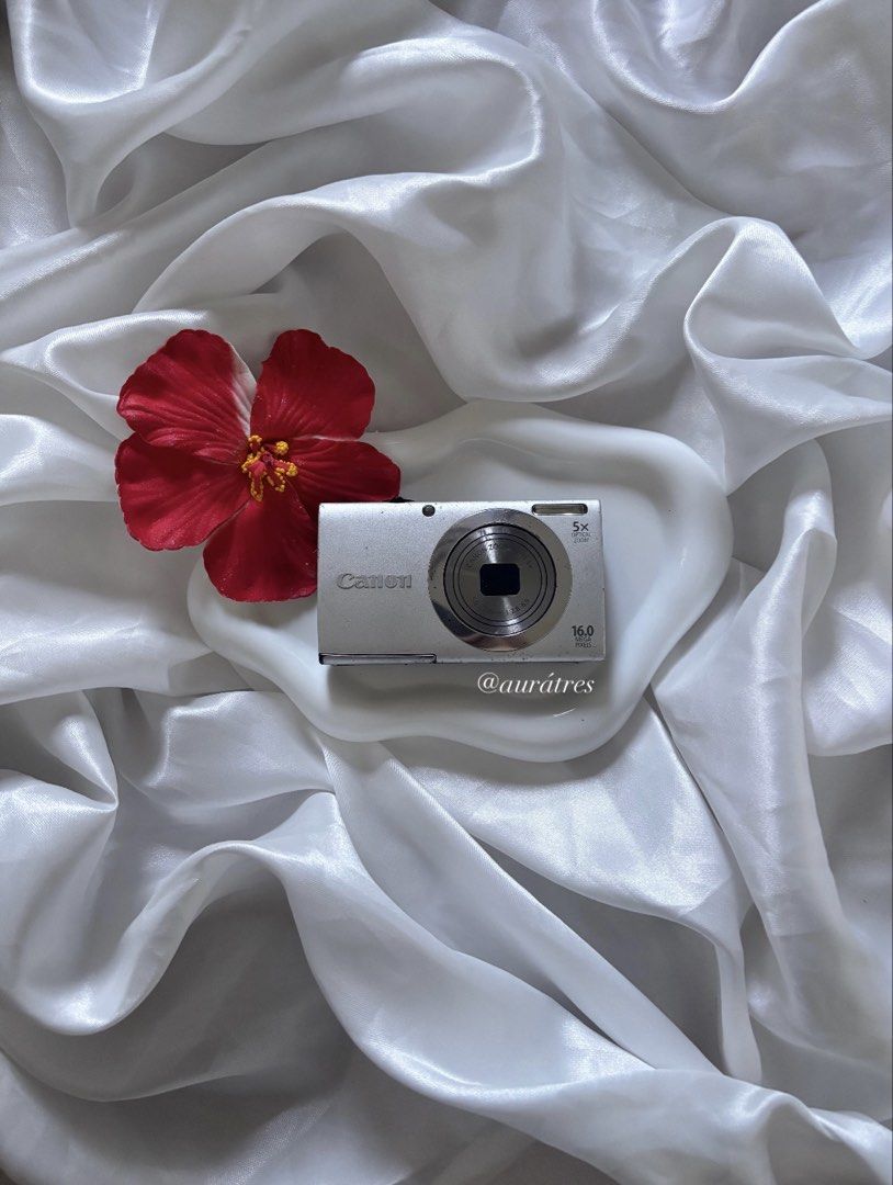 ˖᯽ ݁˖Canon PowerShot A2300 HD - silver˚⊹♡ (Category: Cameras) located in Manila. Submitted by auratres (Listing ID 1464483353, Image 1). Description: AVAILABLE! ˖᯽ ݁˖Canon PowerShot A2300 HD - silver˚⊹♡ 🏷️ 6,899 free shipping ꪆৎ specs: ⋆ 𐙚 ̊. 16 MP ⋆ 𐙚 ̊. 5x optical zoom ꪆৎ details: ⋆ 𐙚 ̊. all buttons are working, flash, zoom and video! ⁠ ⋆ 𐙚 ̊. body condition: 8/10! — no issues! 💗 .☘︎ ݁˖ inclusions: › ㅤunit itself, sd card, battery, strap,