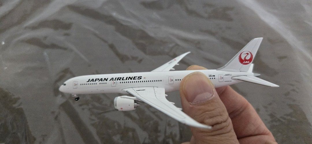 絕版日本航空JAL 787-9 飛機模型1/500 aether, 玩具收藏品, 手辦及模型