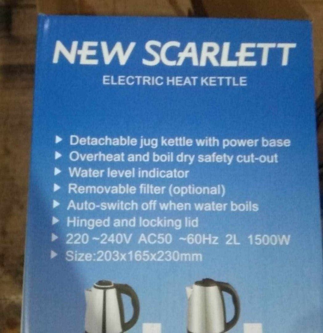 ✅ KETTLE -SCARLET 300php -SENDA 300php -TRAVEL / FOLDING 300php (Category: Kettles & Airpots) located in Manila. Submitted by mightycloud_1992 (Listing ID 1464377463, Image 2). Description: ✅ KETTLE -SCARLET 300php -SENDA 300php -TRAVEL / FOLDING 300php.