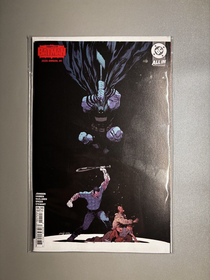 Absolute Batman Annual #1 (Category: Comics & Manga) located in Manila. Submitted by faaaithyyy (Listing ID 1464458479, Image 1). Description: DC’s Absolute Annual #1 Comic cover by Daniel Warren Johnson 4th Printing.