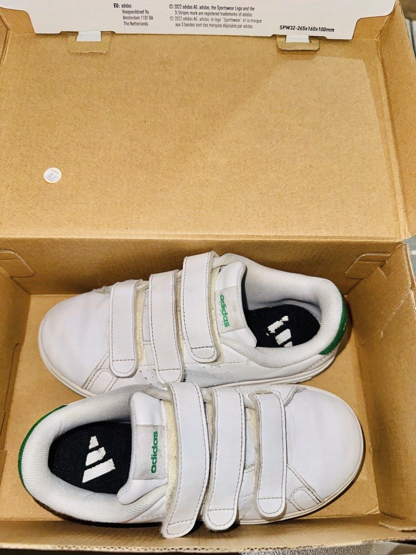 Adidas Advantage Base 2.0 CF C for Toddlers (Category: Sneakers) located in Mandaluyong City. Submitted by isseysimona (Listing ID 1464386835, Image 3). Description: Original Price: 2,100 PHP Size Chart: US 13 1/2, UK 13K, F 31 1/2, D 31 1/2, J 195, CHN 190 Measurement: Length is 19.1 cm (7.5 inches) [NOTE]‼️: This pair is made for toddlers only, not adults. .