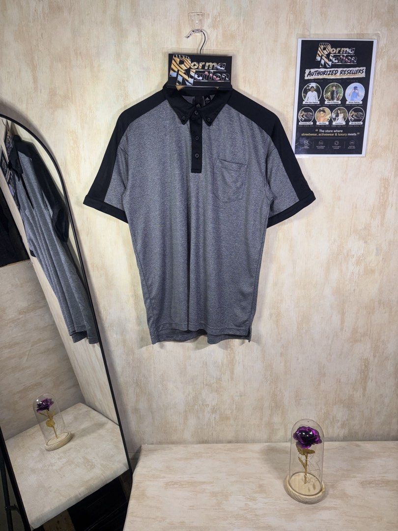 ADIDAS GOLF POLO SHIRT (Category: Tshirts & Polo Shirts ) located in Cabuyao City. Submitted by pormanation-thrift-store (Listing ID 1464363937, Image 1). Description: ADIDAS GOLF POLO SHIRT Condition: LIKE NEW Color rate: 10/10 (PWEDE SA MASELAN) Size: LARGE Dimes: 20.5”Wx26.5x27.5”L Issue: NONE‼️ Price: 1200.