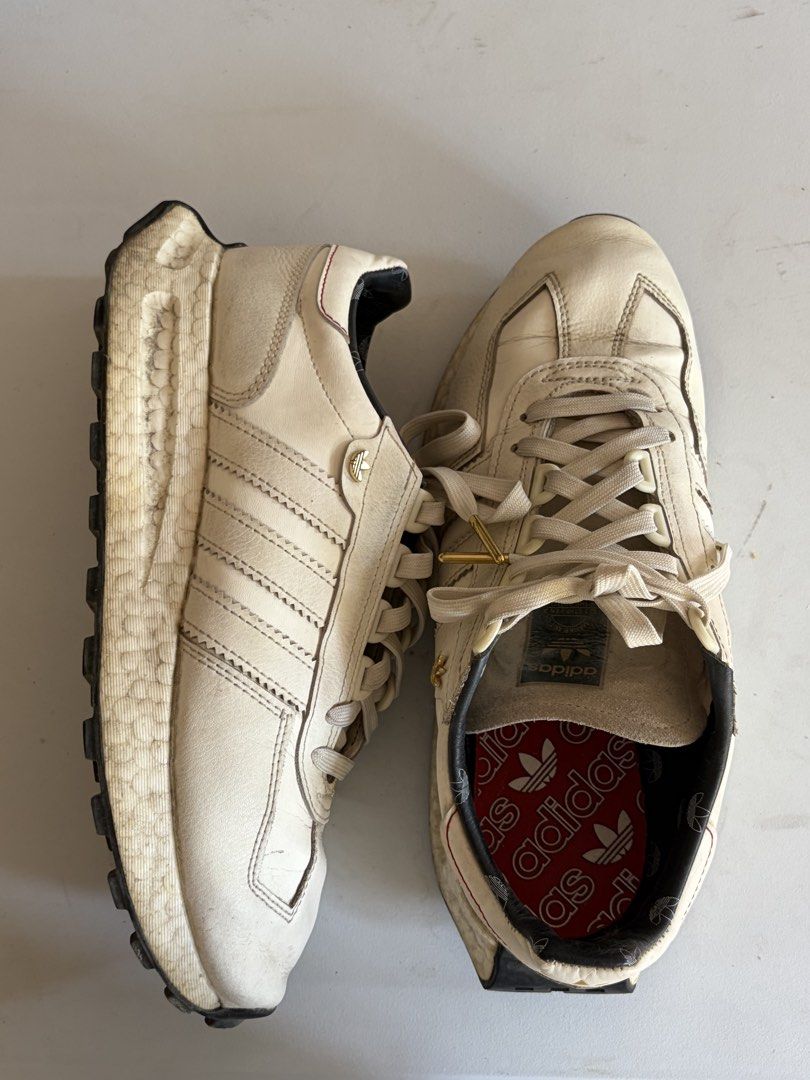 ADIDAS Retropy E5 (Category: Sneakers) located in Manila. Submitted by getemallout (Listing ID 1464412061, Image 2). Description: ❤️‍🔥 Pre-loved item ADIDAS Retropy E5 Cream (See last pic for size and QR code for verification) 🔍 condition: 8/10 ❗️only needs cleaning 🚚 shipping fee shouldered by buyer Free SF around Malolos, Bulacan ❗️.