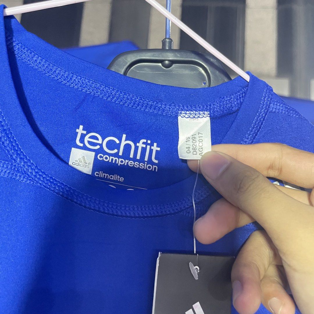 Adidas TechFit Compression Tee (Category: Activewear) located in Cebu City. Submitted by looted.goods (Listing ID 1464541632, Image 3). Description: 16x26.