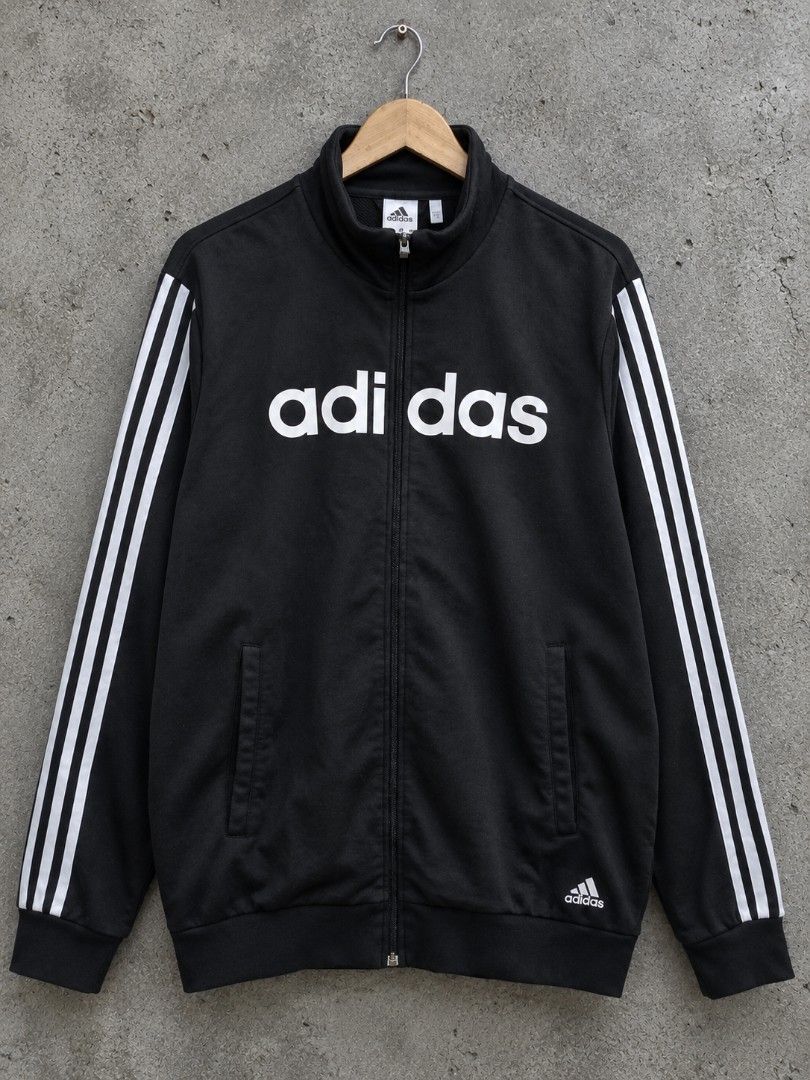 ADIDAS Track Jacket (Category: Coats, Jackets and Outerwear) located in Manila. Submitted by 322thriftshop (Listing ID 1464374981, Image 1). Description: ADIDAS • L'29 x W'23.5 • SIZE: XL •COLOR RATE: 9.5/10 •CONDITION: EXCELLENT •NO ISSUE!.