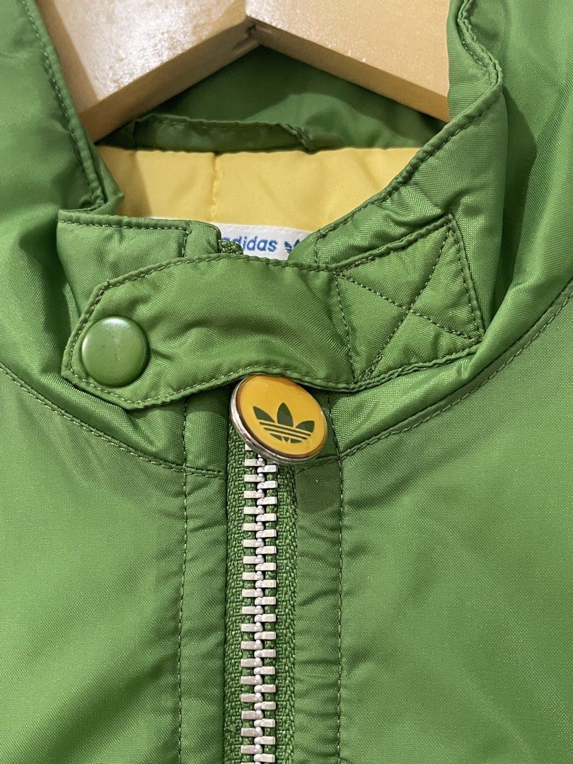 Adidas Track Jacket Green Blue Size 38 (Category: Coats, Jackets and Outerwear) located in Quezon City. Submitted by witchinthecity (Listing ID 1464433730, Image 3). Description: -Used by my 13 yr old son - Tag size: 38 - Great retro piece - shoulder to hem: 22.5.