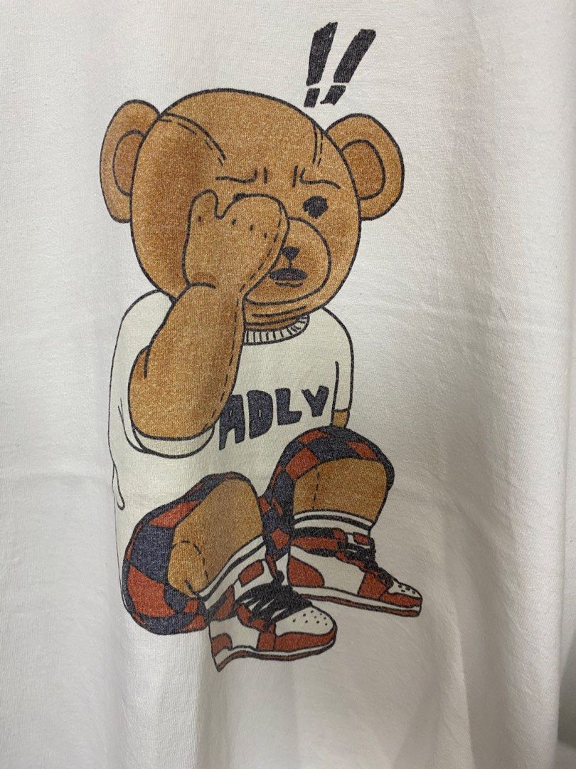 Adlv shirt (Category: Tshirts & Polo Shirts ) located in Cebu City. Submitted by thrift_grail (Listing ID 1464565657, Image 3). Description: ADLV TEE💥 Excellent condition Issue: may konting yellow na stain Nasa comsec ang mga close up pics Size 2 on tag Dimes: 25w 28L Color rate: 9.5/10 Cebu city📍 🛒650 plus sf‼️.