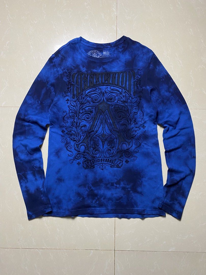 AFFLICTION Y2K DYED (Category: Tshirts & Polo Shirts ) located in Andop. Submitted by maikeygong (Listing ID 1464469381, Image 1). Description: SIZE MEDIUM FIT TO LARGE NO MAJOR ISSUE GOOD CONDITION DIMES 20-21 x 29.5 .