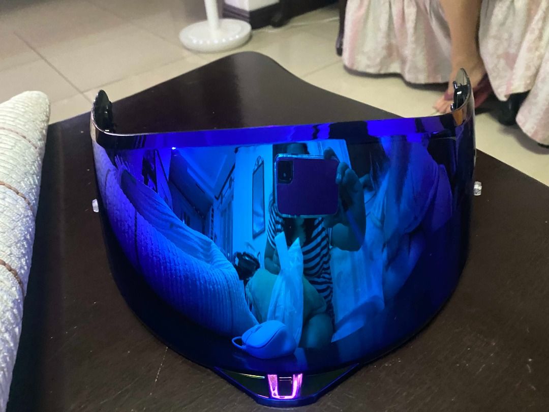 AGV-B Visor Helmet (Category: Caps & Hats) located in Taguig. Submitted by azil16 (Listing ID 1464517641, Image 1). Description: AGV-B-Clear Blue – 2 pcs , 250 pesos AGV-B- Golden – 1 pc , 250 pesos AGV-B-Ice Blue – 1 pc , 300 pesos.