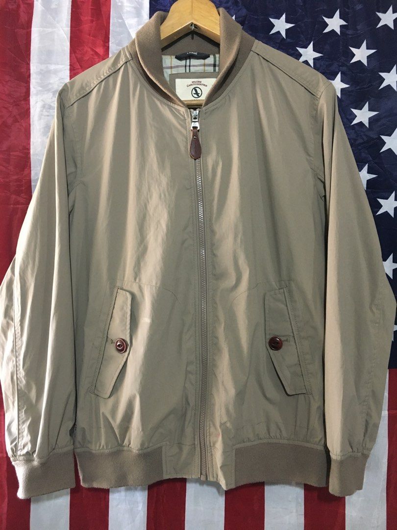 AIGLE BOMBER JACKET (Category: Coats, Jackets and Outerwear) located in Cebu City. Submitted by etnaner (Listing ID 1464557277, Image 1). Description: AIGLE VINTAGE BOMBER JACKET SIZE: large ( see actual dimes) Good condition Check Details posted.