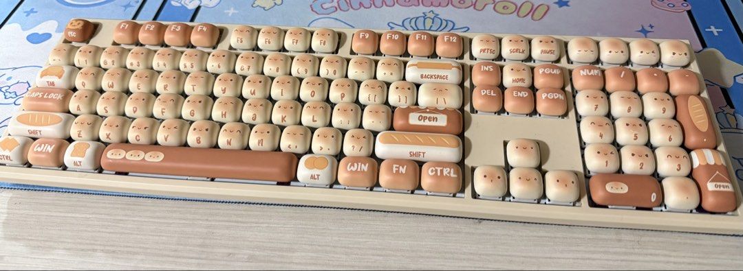 Keyboarding Tips Akko Steamed Bun Paradise Three-Mode Mechanical Keyboard, Computers ...
