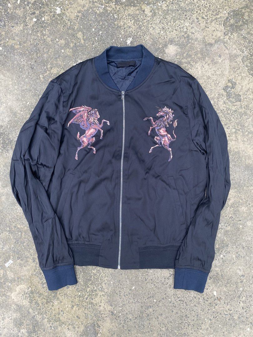 Alexander Mcqueen Print Silk Bomber Jacket (Category: Coats, Jackets and Outerwear) located in Subic. Submitted by curatedbyyourstruly (Listing ID 1464436451, Image 1). Description: Alexander Mcqueen Print Silk Bomber Jacket Size 50 on tag Excellent Condition DM me for more information.
