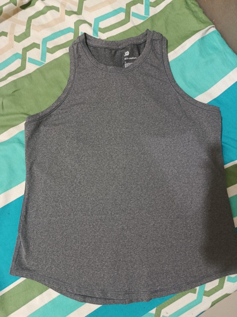 All In Motion Grey Athletic Tank Top (Category: Activewear) located in Manila. Submitted by suguru.chan (Listing ID 1464478759, Image 1). Description: fits M-L .