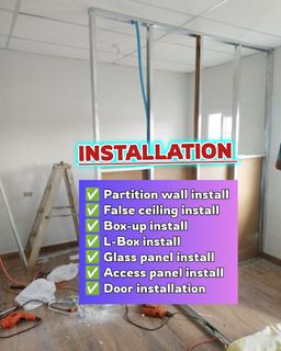 Partition Board Wall Installation & False Ceiling Installation  收藏品 1