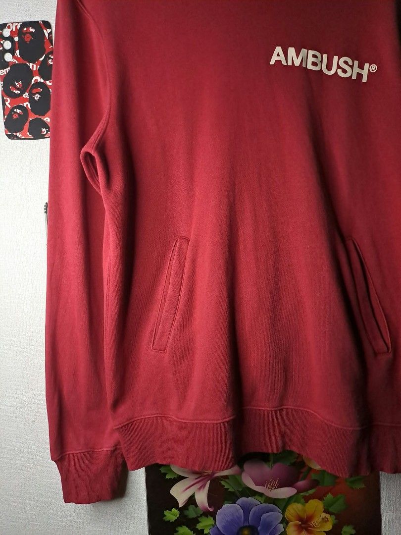 AMBUSH® MULTI CORD HOODIE (Category: Luxury Apparel) located in Quezon City. Submitted by yaseen73 (Listing ID 1464548759, Image 3). Description: Pre - Owned Authentic Ambush Japanese Brand Multi Cord in Red | Missing Multi Colored Drawstring Wearing Size : #1 (Medium) Width 21 Length 29 Color Rate : 9.5/10 Needs Re Wash In Excellent Condition 1.850.00 or Best Offer Courier : J&T Lalamove MOP : G C A S H B A N K T R A N S F E R Seller's Location: