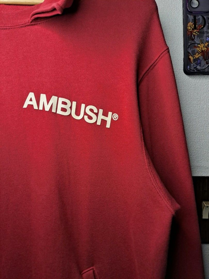 AMBUSH® MULTI CORD HOODIE (Category: Luxury Apparel) located in Quezon City. Submitted by yaseen73 (Listing ID 1464548759, Image 2). Description: Pre - Owned Authentic Ambush Japanese Brand Multi Cord in Red | Missing Multi Colored Drawstring Wearing Size : #1 (Medium) Width 21 Length 29 Color Rate : 9.5/10 Needs Re Wash In Excellent Condition 1.850.00 or Best Offer Courier : J&T Lalamove MOP : G C A S H B A N K T R A N S F E R Seller's Location: