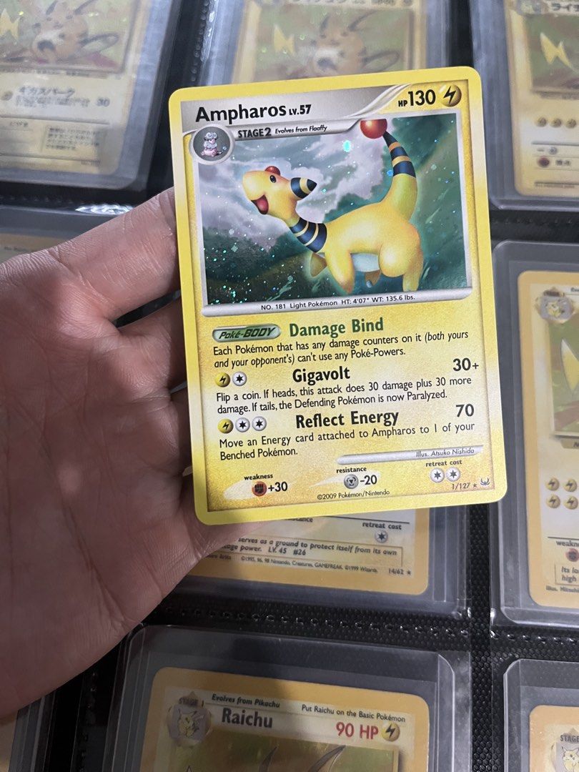 Ampharos 1/127 Rare (Category: Raw Singles) located in Manila. Submitted by abb88 (Listing ID 1464384831, Image 1). Description: .