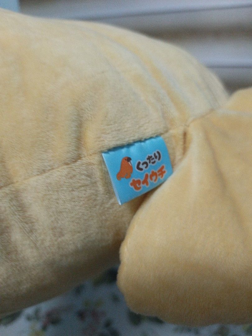 Amufun Yellow Walrus Plush Toy (Category: Plushies & Soft Toys) located in Las Pinas. Submitted by cute.thingz (Listing ID 1464514361, Image 3). Description: 450 LP!! - Adorable yellow walrus plush toy - Super soft and squishy, perfect for hugs! - Features cute white tusks and a brown snout - Made by Amufun - Ideal gift for kids or collectors SIZE: H-40/L-65 NEED WASH NO DAMAGE.