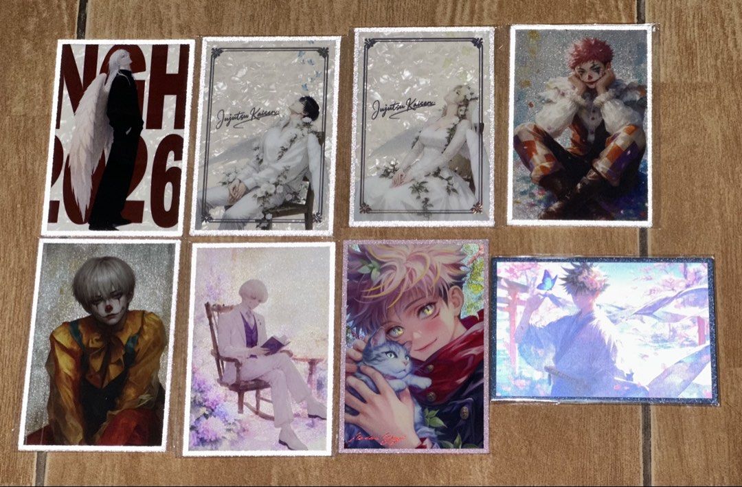 Anime A6 Collectible Cards (Category: Card Packs) located in Pasig City. Submitted by scarletden (Listing ID 1464523962, Image 3). Description: 150 each except last 2 photos (Its a back to back style 200 each) Shipping shoulder by buyer Loc: Pasig.