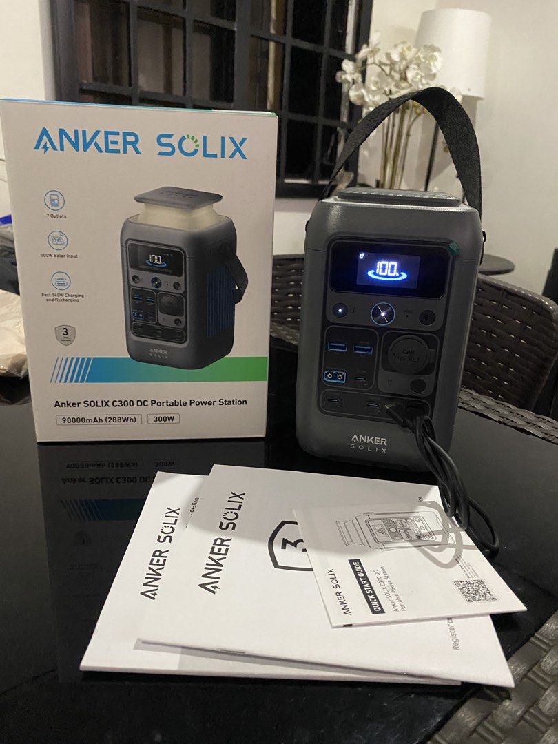 Anker SOLIX C300 DC (Category: Other Accessories) located in Manila. Submitted by makeupbyaj98656 (Listing ID 1464380476, Image 1). Description: 🔋 Anker SOLIX C300 DC 288Wh — Brand New BRAND NEW — Opened once for testing only. ✔️ Used once for testing only ✔️ Perfect condition — no damage, no issues ✔️ Complete original inclusions and packaging ✔️ Official e-Invoice / receipt from purchase ✔️ Purchased from Anker Official Shop ✔️ With official A