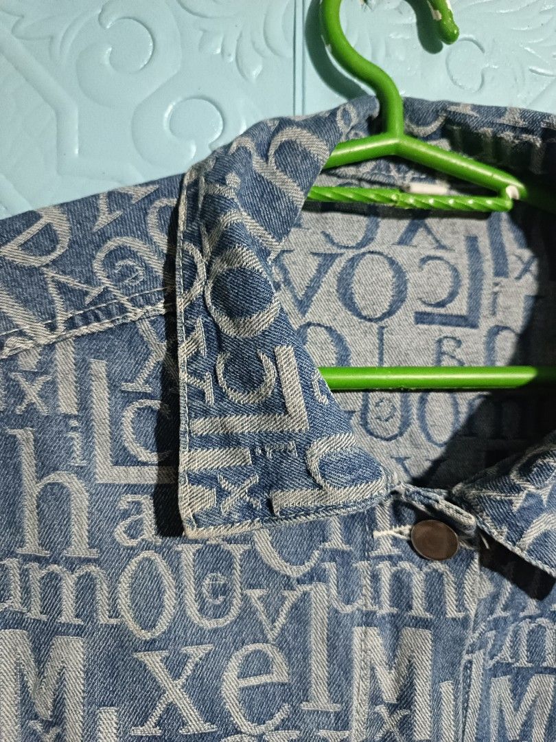 AOP DENIM JACKET SKY BLUE COLOR WAY (Category: Coats, Jackets and Outerwear) located in Quezon City. Submitted by zoesmithshop (Listing ID 1464500793, Image 2). Description: DENIM JACKET WITH PATTERN ALL OVER PRINT DESIGN SIZE-XL GOOD CONDITION NO ISSUE HEAVY DENIM MATERIAL.