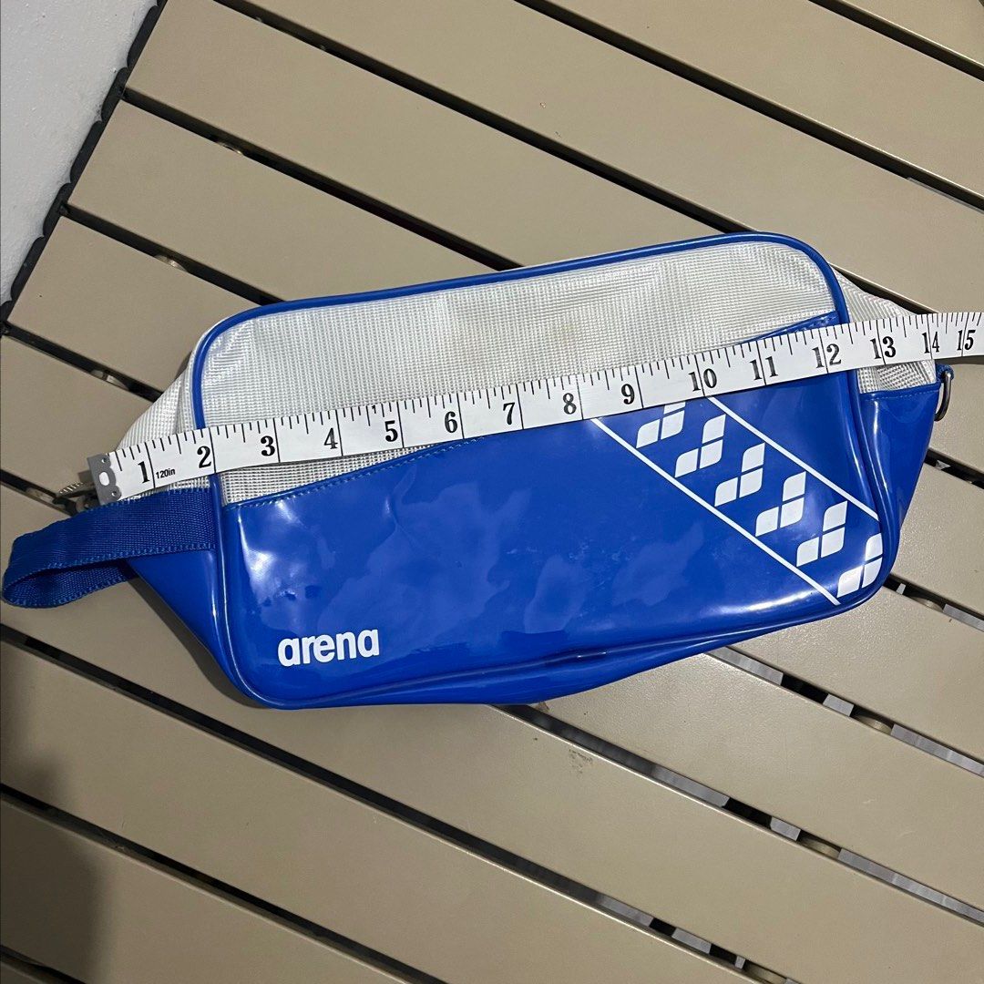 Arena Swim Gear Bag (Category: Beach Bags) located in Panabo. Submitted by munch.ph (Listing ID 1464471969, Image 2). Description: Arena Swim Gear Bag Used but in good condition, no issues. Perfect for swimming gear, goggles, cap, and other essentials. Available in Pink & Blue 380 each.