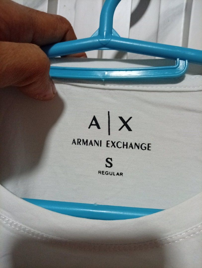Armani Exchange mens Shirt ( Authentic ) (Category: Tshirts & Polo Shirts ) located in Barotac Nuevo. Submitted by john.pritz (Listing ID 1464457995, Image 3). Description: Armani Exchange mens Shirt ( Authentic ) like new condi no issue Small on tag Width 19 to 20 Length 27.