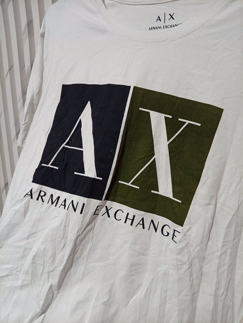 Armani Exchange mens Shirt ( Authentic ) (Category: Tshirts & Polo Shirts ) located in Barotac Nuevo. Submitted by john.pritz (Listing ID 1464457995, Image 2). Description: Armani Exchange mens Shirt ( Authentic ) like new condi no issue Small on tag Width 19 to 20 Length 27.