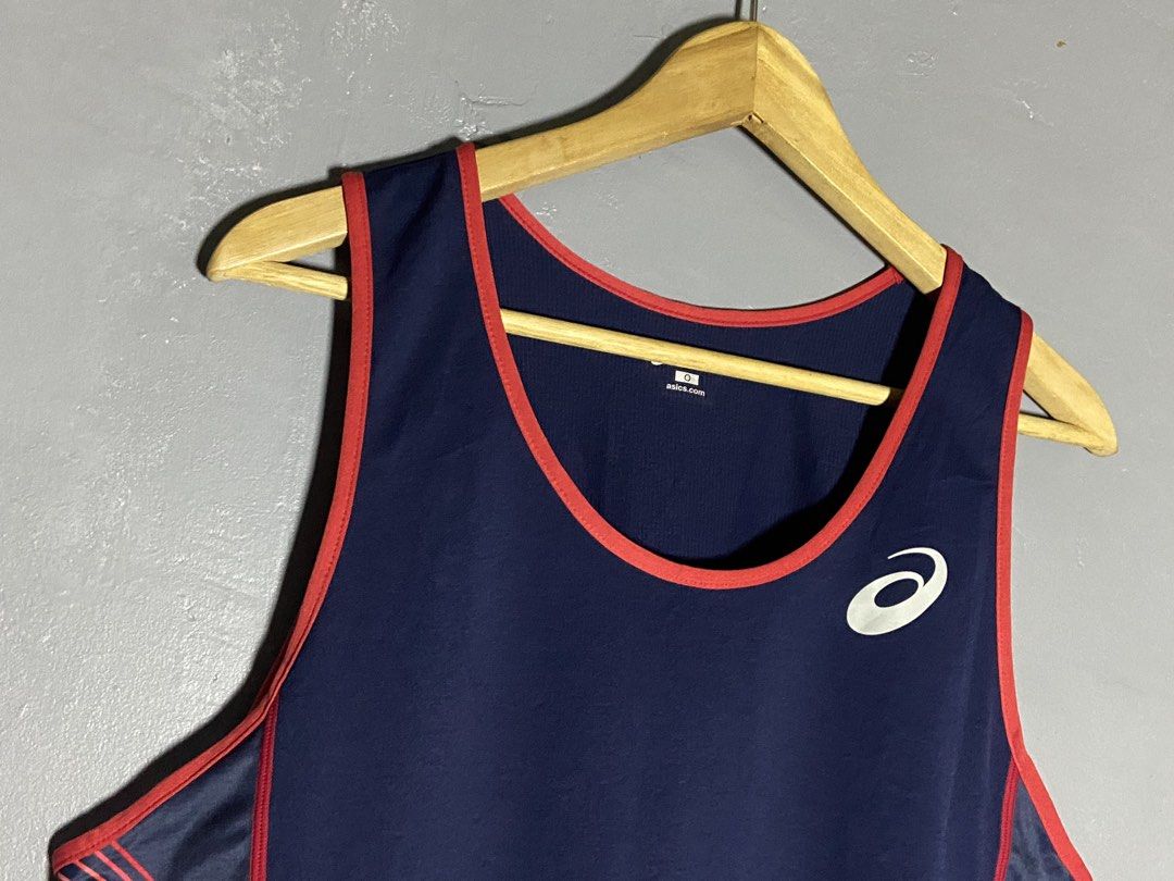 Asics O Jaspo Running Singlet (Category: Activewear) located in Cabuyao City. Submitted by chukz_x (Listing ID 1464536041, Image 3). Description: Asics O Jaspo Running Singlet Size : Medium Dimes : 20W 27L Condition : Excellent Issue : none Price : 850 📍READY TO WEAR 📍Cabuyao Laguna.