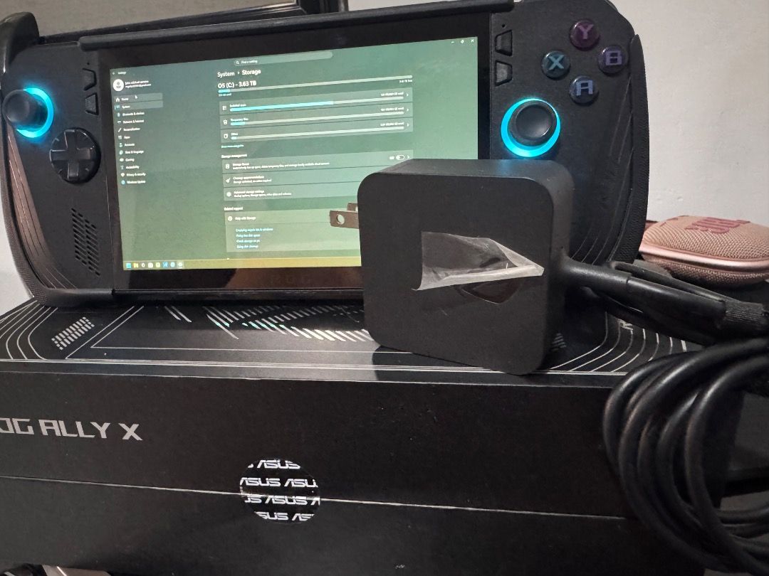 Asus Rog Ally X upgraded SSD 4TB (Category: Others) located in Caloocan City. Submitted by john.serrano (Listing ID 1464561055, Image 1). Description: Rog ally x 4TB Ssd Samsung 990 pro with heatsink 95% health Battery 90% health Freebies Vention docking station Skull&co hardcase Cavite area can do meetups in nearby places.