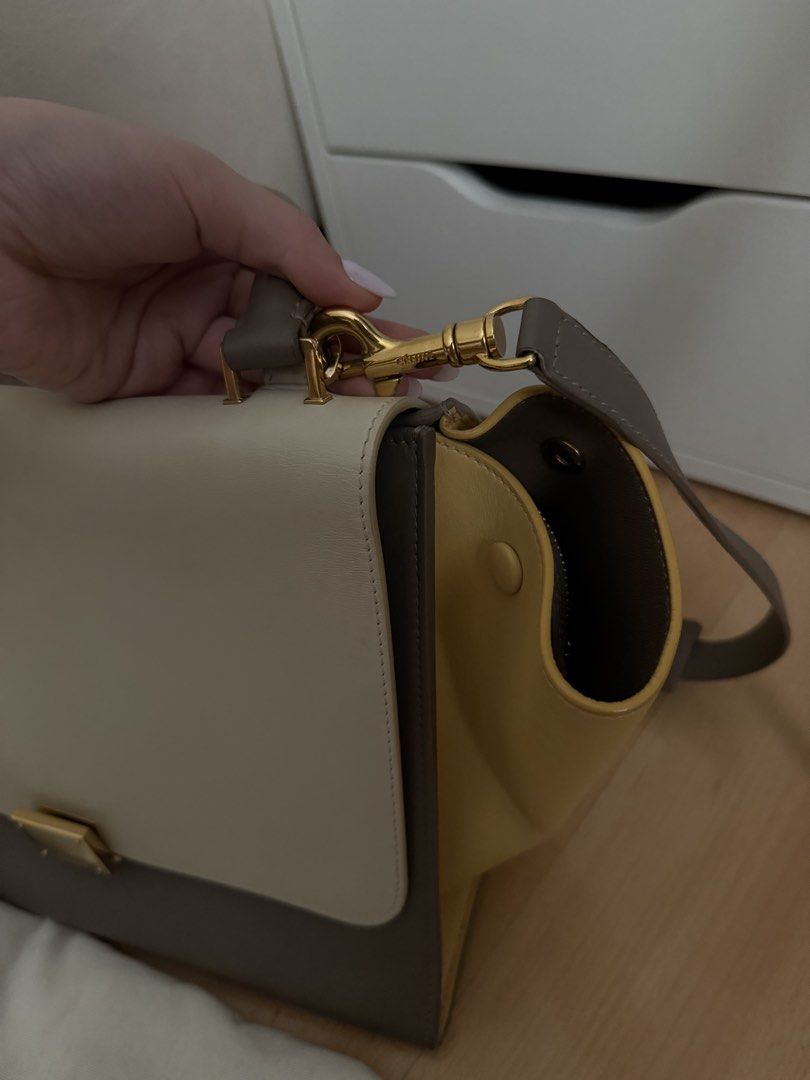 Authentic Celine Trapeze Bag (Category: Cross-body Bags) located in Quezon City. Submitted by emily_in_pariss (Listing ID 1464415843, Image 3). Description: Guaranteed Authentic Purchased in Europe All pics posted! .