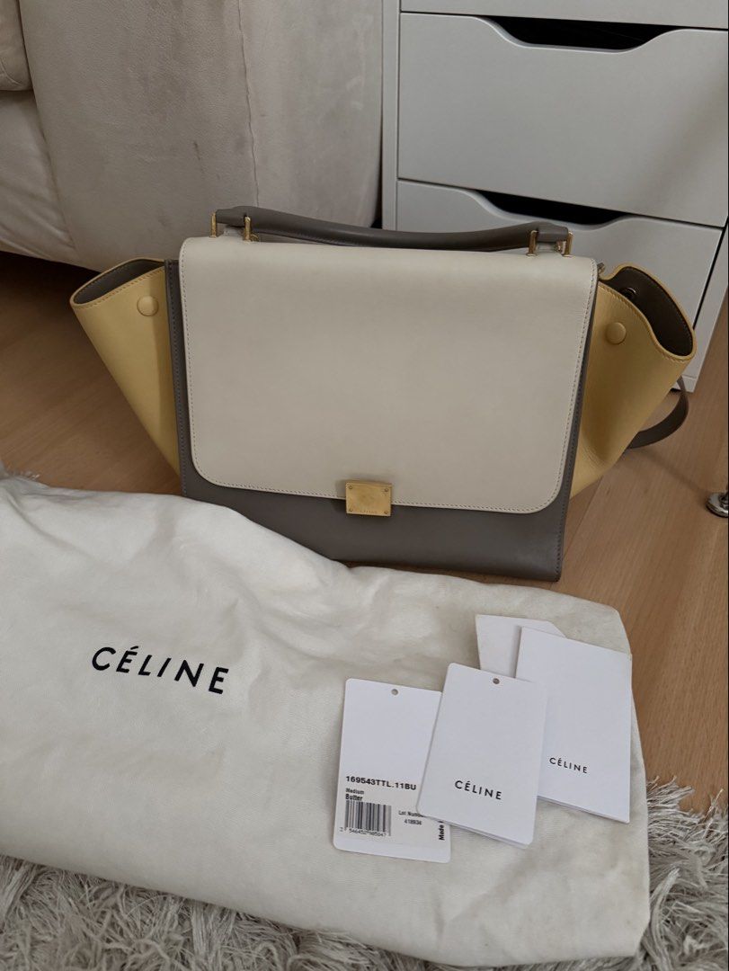 Authentic Celine Trapeze Bag (Category: Cross-body Bags) located in Quezon City. Submitted by emily_in_pariss (Listing ID 1464415843, Image 1). Description: Guaranteed Authentic Purchased in Europe All pics posted! .