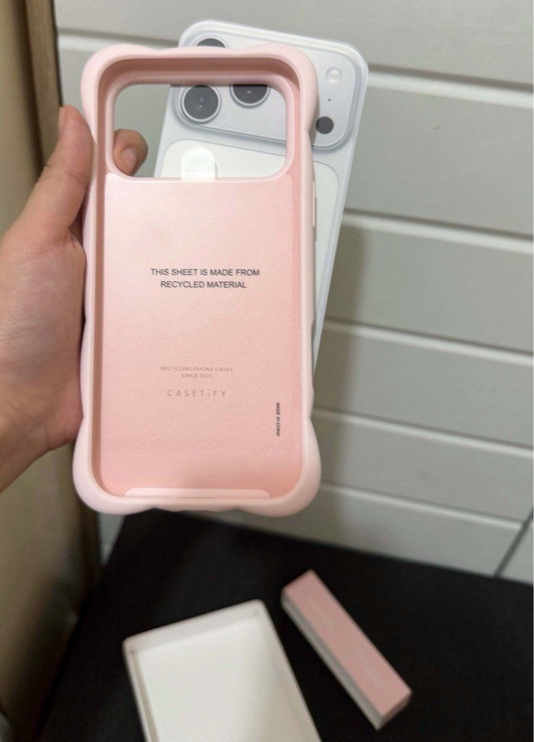Authentic Essential cloud casetify (free sf) (Category: Cases & Sleeves) located in Balanga. Submitted by itsjuliaden07 (Listing ID 1464359884, Image 2). Description: iPhone 17 pro max.