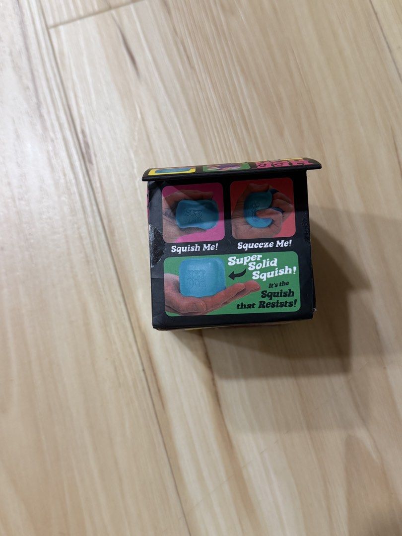 Authentic NeeDoh Nice Cube Super Solid Squishy (Category: Kids Toys) located in Singapore. Submitted by designer.archive (Listing ID 1464472273, Image 2). Description: Disclaimer* shop i bought it from said it was authentic, but i cannot confirm -bought for $20 - NeeDoh Nice Cube: The new squishy, squeezy, square sensation. - Super Solid Squish: This one resists squishing! - Unique Texture: Experience the squish that fights back. - Fun & Trendy: 