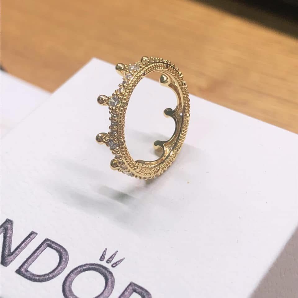 Authentic Pandora Gold Enchanted Crown Ring (Category: Rings) located in Manila. Submitted by daintyjewels (Listing ID 1464564018, Image 1). Description: .