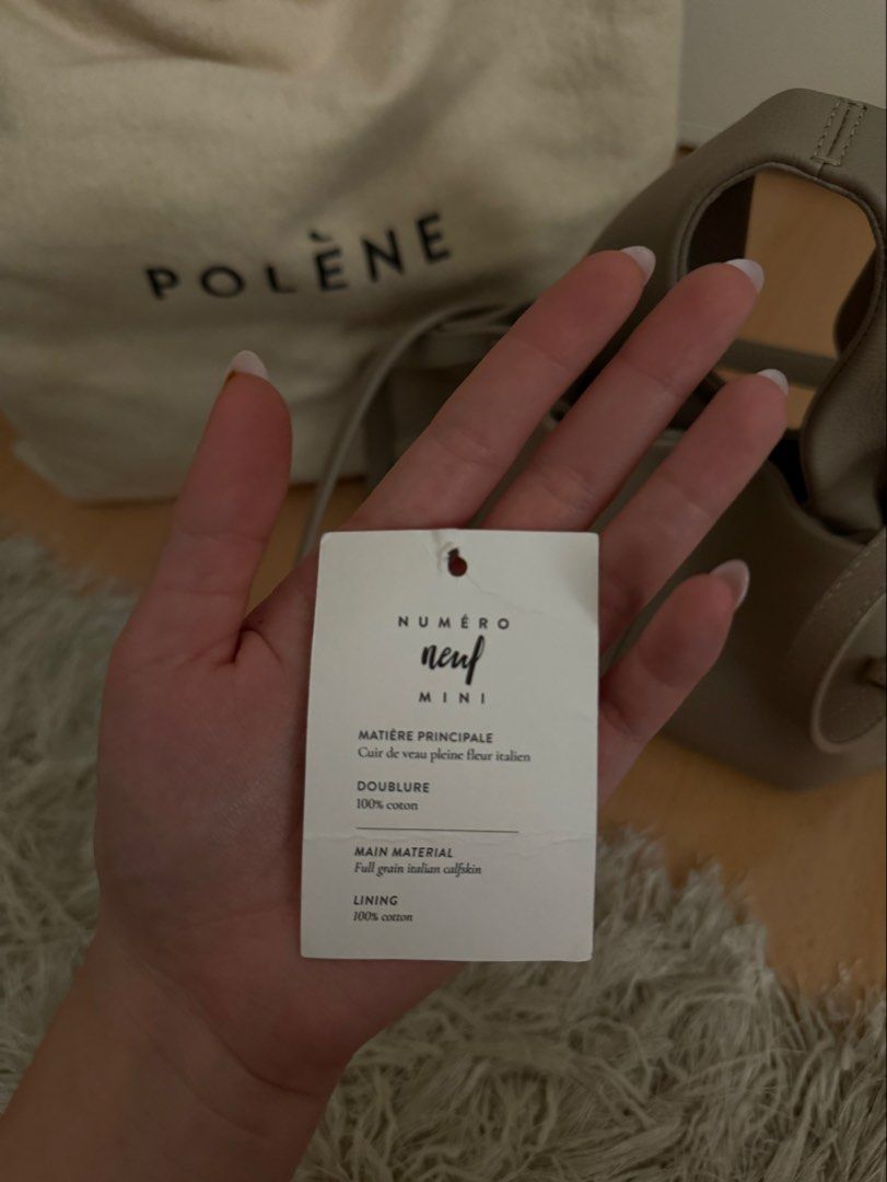 Authentic Polene Numero Neuf Mini (Category: Shoulder Bags) located in Quezon City. Submitted by emily_in_pariss (Listing ID 1464415066, Image 2). Description: Full grain italian calfskin Purchased in europe , guaranteed authentic Used few times, no flaws 9.5/10 condition.