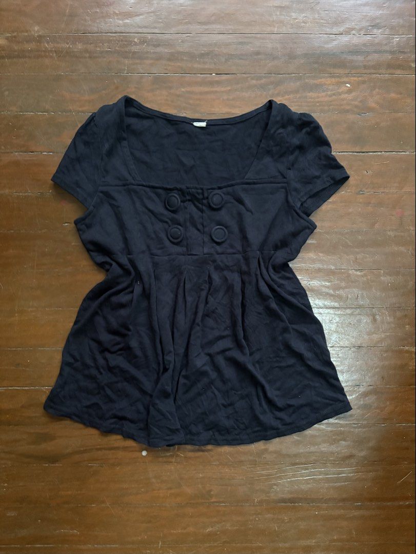 Babydoll Top (Category: Others Tops) located in Manila. Submitted by da.rrel.real (Listing ID 1464442149, Image 1). Description: ⋆˚꩜｡ details ⋆˚꩜｡ best fits : small-medium issues : none color rate : 9/10 .✦ ݁˖ rules .✦ ݁˖ * no return / refund / exchange * you ask for more photos if you're SURE BUYER * shipping fee is shouldered by buyers unless stated otherwise (loc: Baguio City) love, darrel 𝜗𝜚⋆₊˚ .
