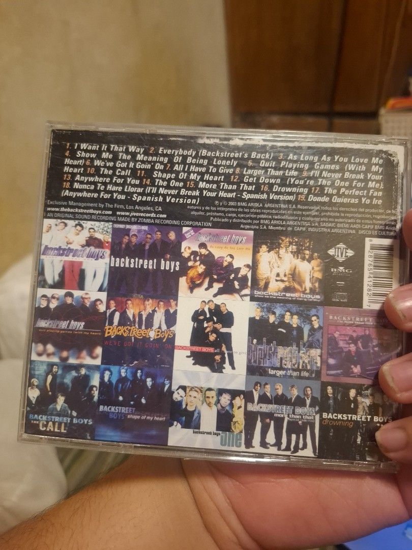 Backstreet Boys Greatest Hits - Chapter One CD (Category: CDs & DVDs) located in San Jose del Monte. Submitted by youweiner48495 (Listing ID 1464527230, Image 2). Description: - Backstreet Boys Greatest Hits - Chapter One CD - Includes all their classic hits - Case has minor scratches - A must-have for any BSB fan!.