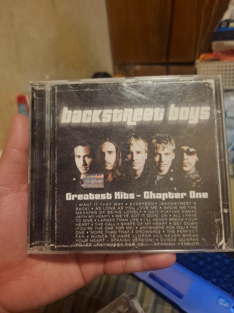 Backstreet Boys Greatest Hits - Chapter One CD (Category: CDs & DVDs) located in San Jose del Monte. Submitted by youweiner48495 (Listing ID 1464527230, Image 1). Description: - Backstreet Boys Greatest Hits - Chapter One CD - Includes all their classic hits - Case has minor scratches - A must-have for any BSB fan!.