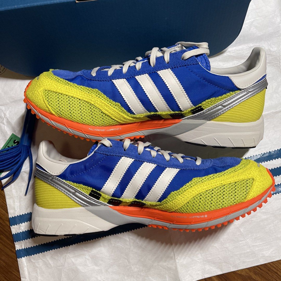Bad Bunny x Adizero SL72 'Active' (Category: Sneakers) located in Pasig City. Submitted by crewkicks.ph (Listing ID 1464480053, Image 3). Description: Bad Bunny x Adizero SL72 'Active' Size 10 US M PADS (Fitted) Complete OG ₱5,498 ONLY! (SRP ₱9,500).