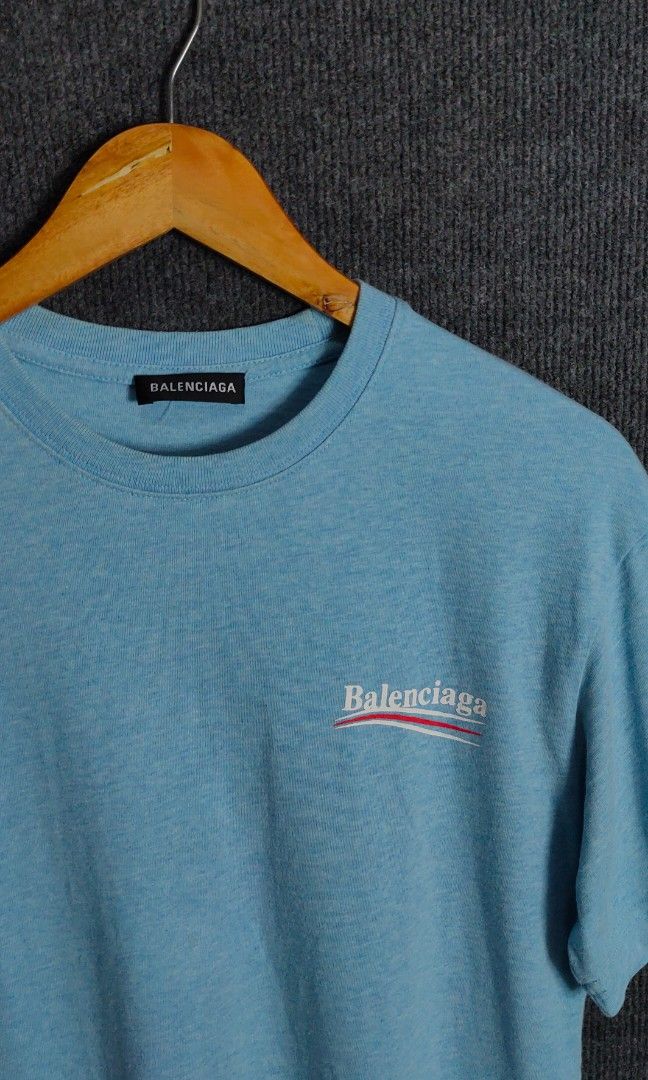 Balenciaga (Category: Tshirts & Polo Shirts ) located in Bolinao. Submitted by tokiya. (Listing ID 1464408480, Image 3). Description: Balenciaga Size Medium 19.5x28.5 minimal dirt stain.