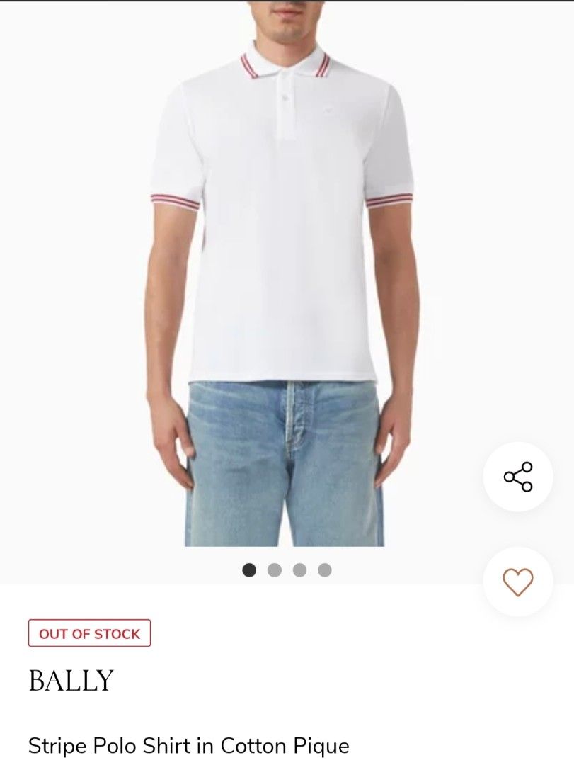 Bally poloshirt (Category: Tshirts & Polo Shirts ) located in Binalbagan. Submitted by Kristoffer_Arguelles (Listing ID 1464375647, Image 1). Description: good as brand new 10/10 no issues even collar med 20x27 dimension authentic .